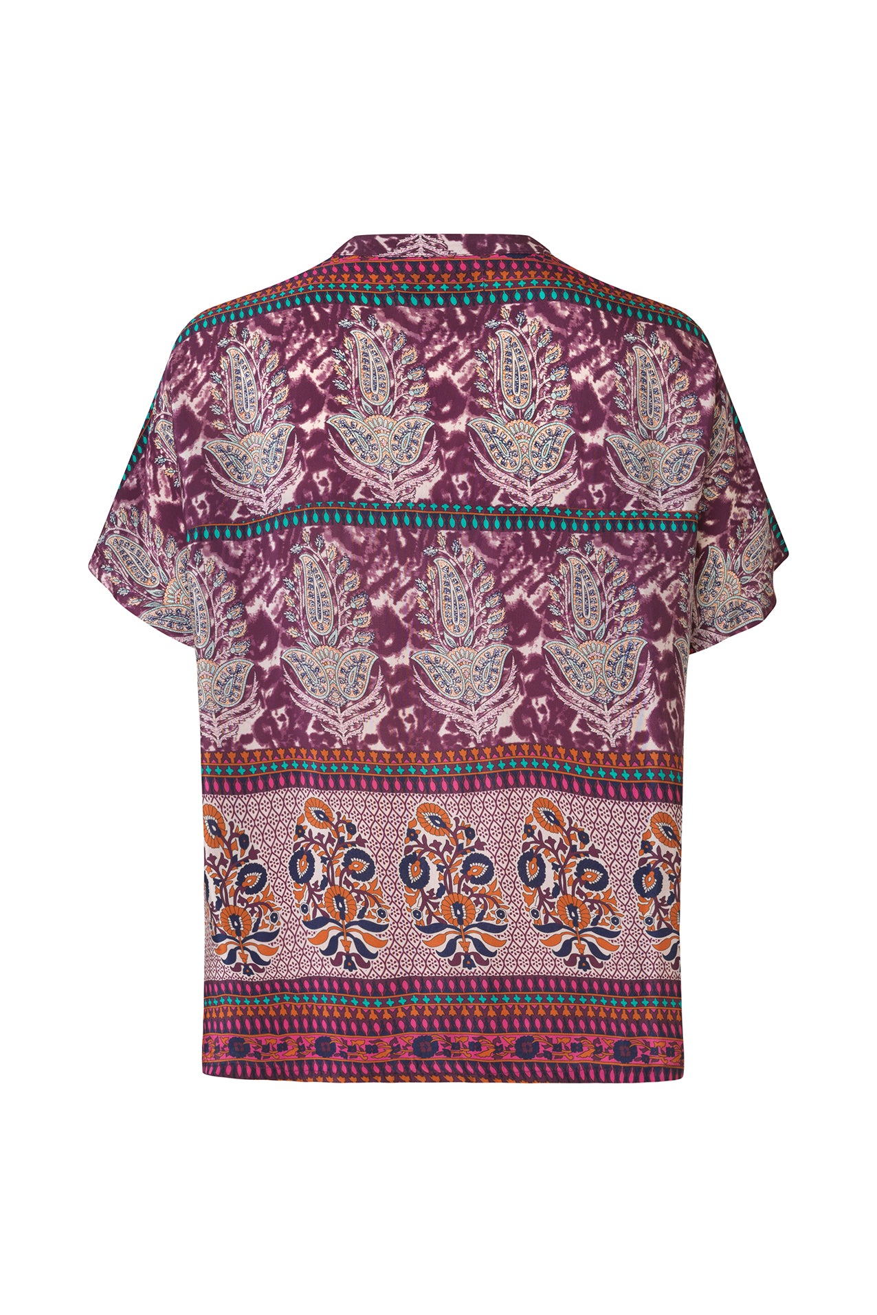 Mya kortærmet skjorte - Flower Print